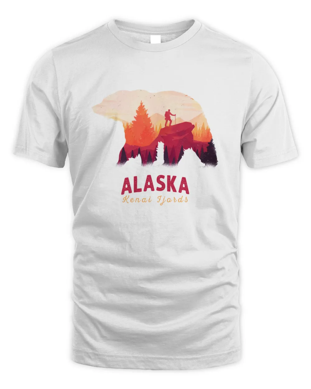 Vintage Kenai Fjords National Park Alaska1314 T-Shirt