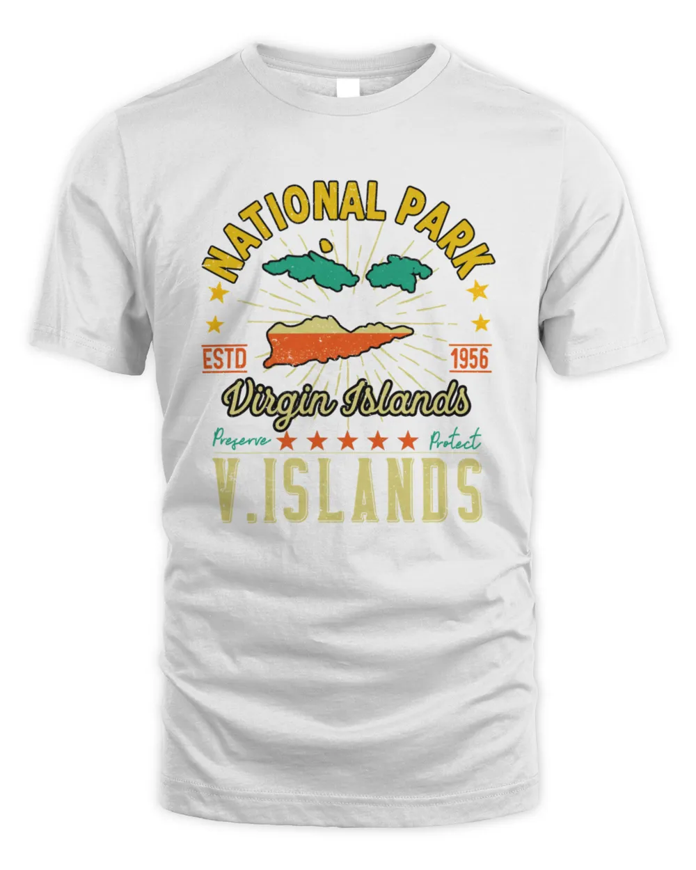 Vintage Virgin Islands National Park Virgin Island1169 T-Shirt