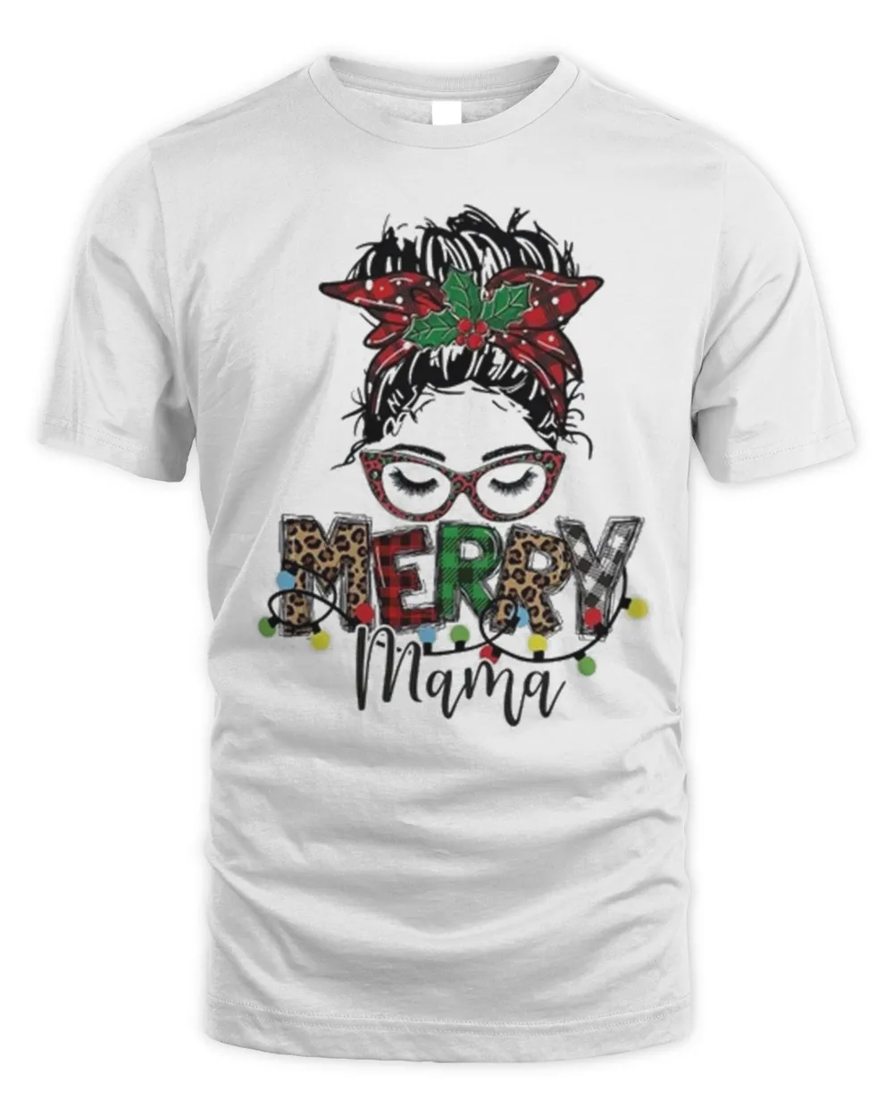 Merry Mama Christmas Tee Shirt