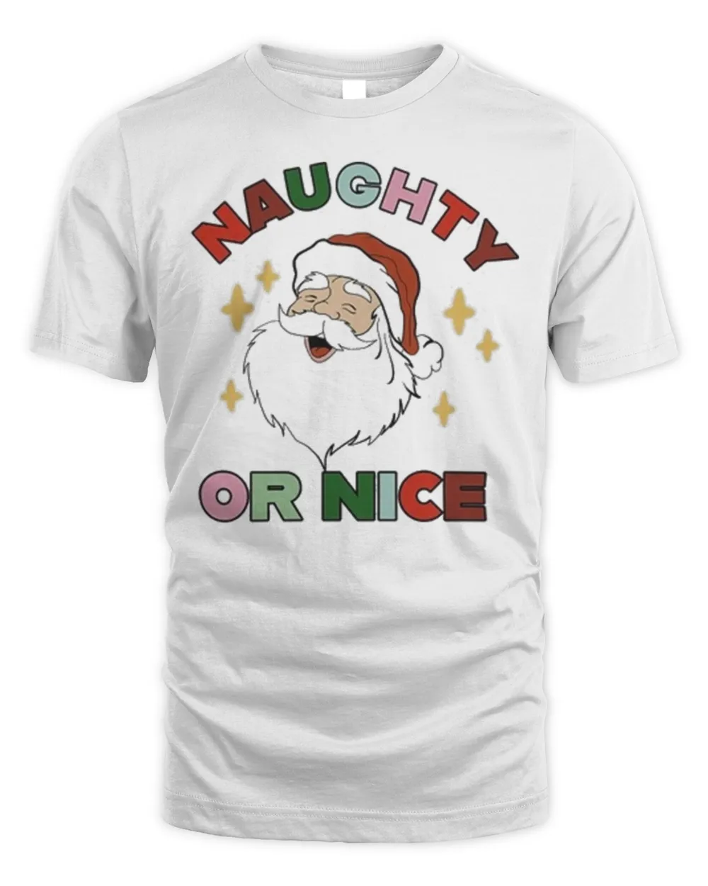 Naughty or Nice Santa Christmas Shirt