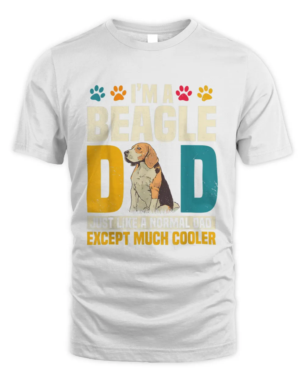 Beagle Dad Dog Hunting Pet Owner Breeder Father's Day T-shirt