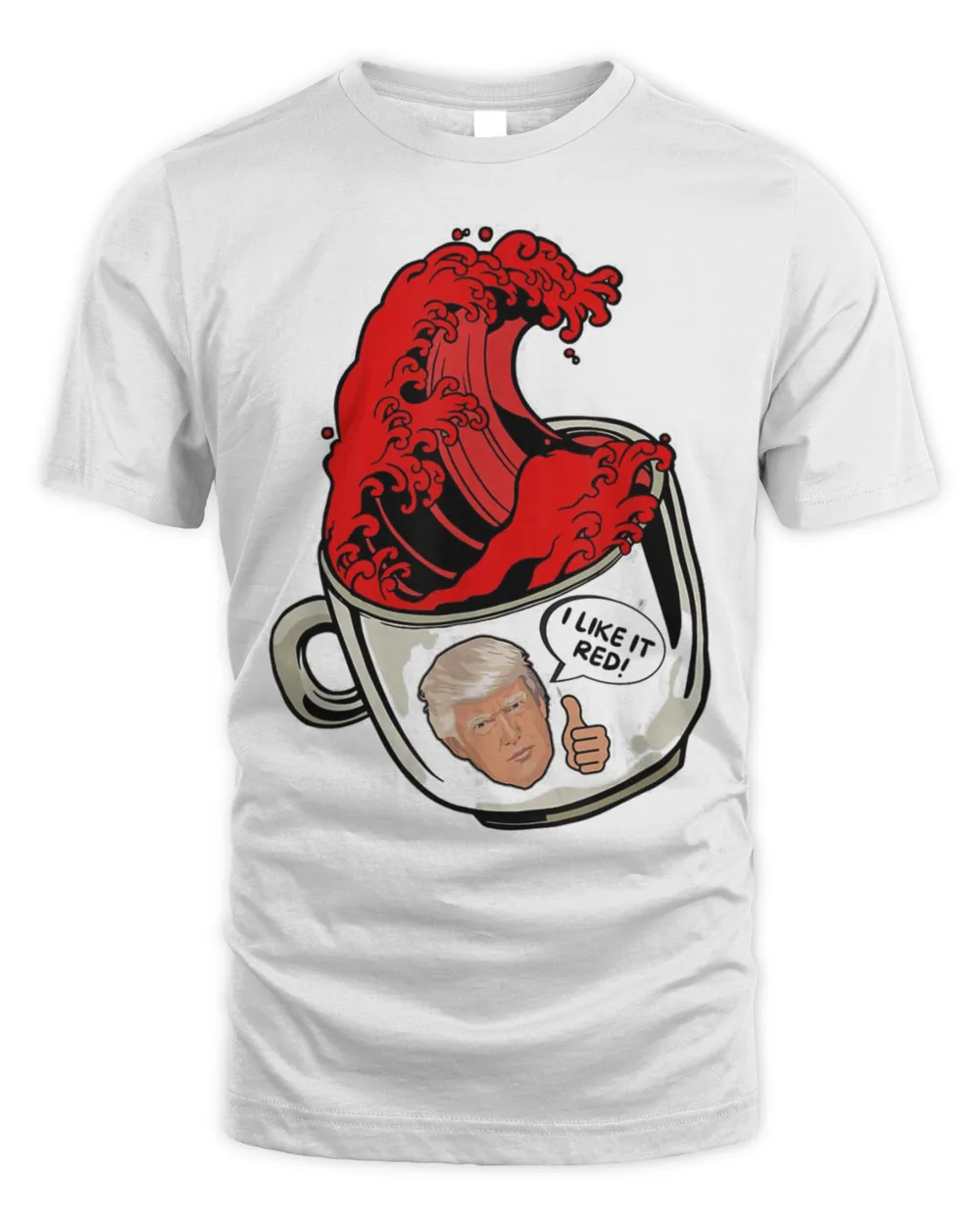 Trump Red Wave Coffee Cup Election 2022 Political T-Shirt
