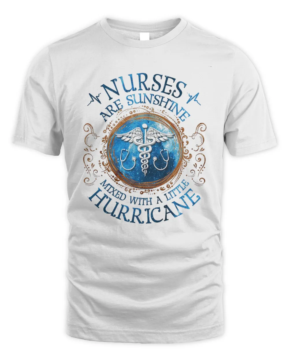 Nurses Are Sunshine Mixed With A Little Hurricane Shirt