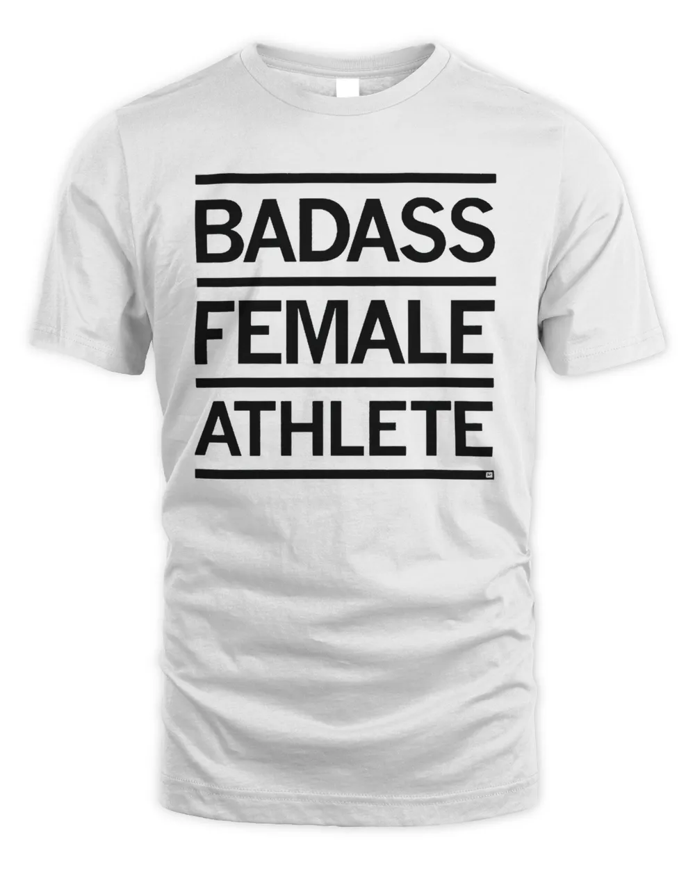 Badass female athlete shirt