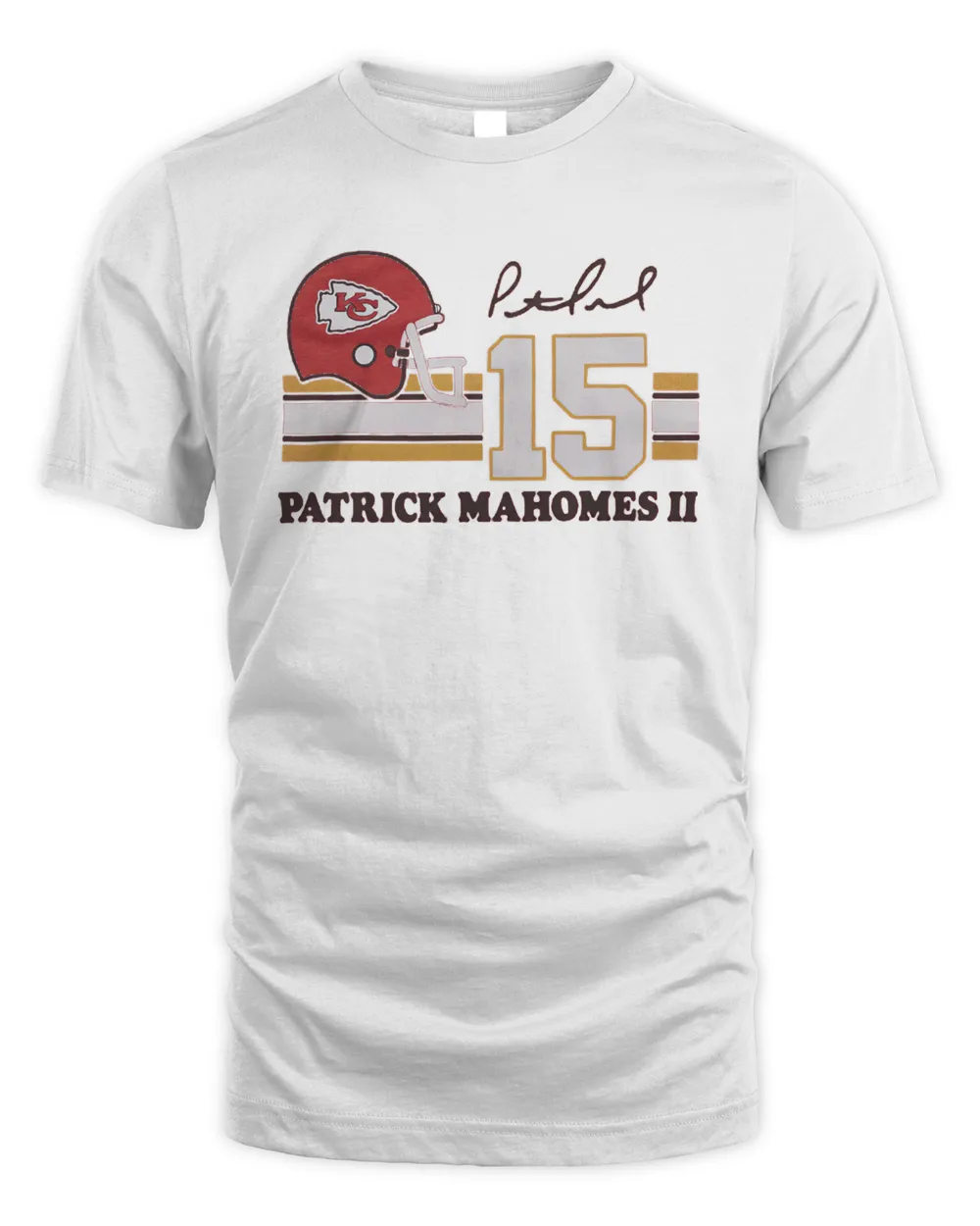 Chiefs Patrick Mahomes II #15 signature shirt
