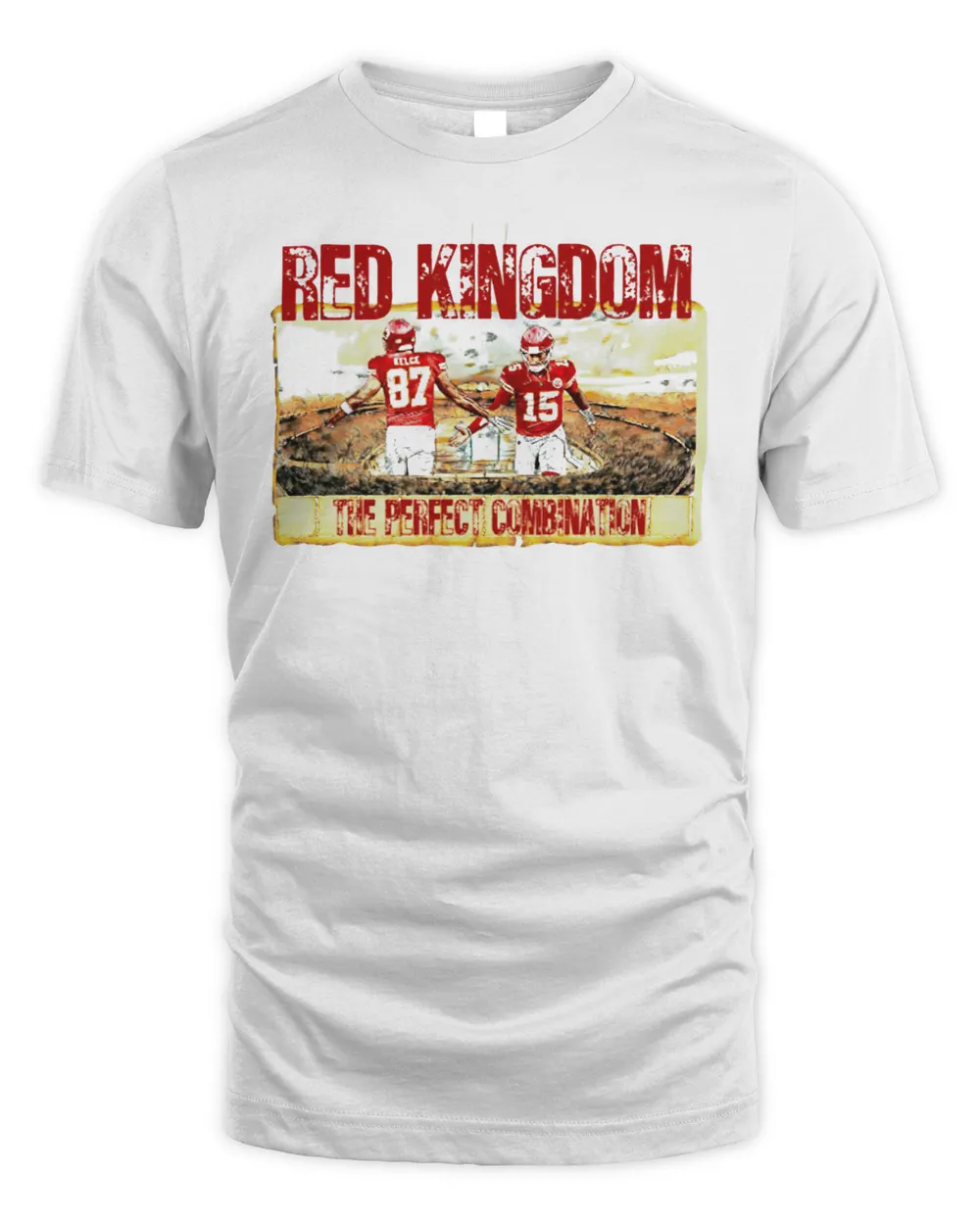 Kelce and Mahomes red kingdom the perfect combination shirt