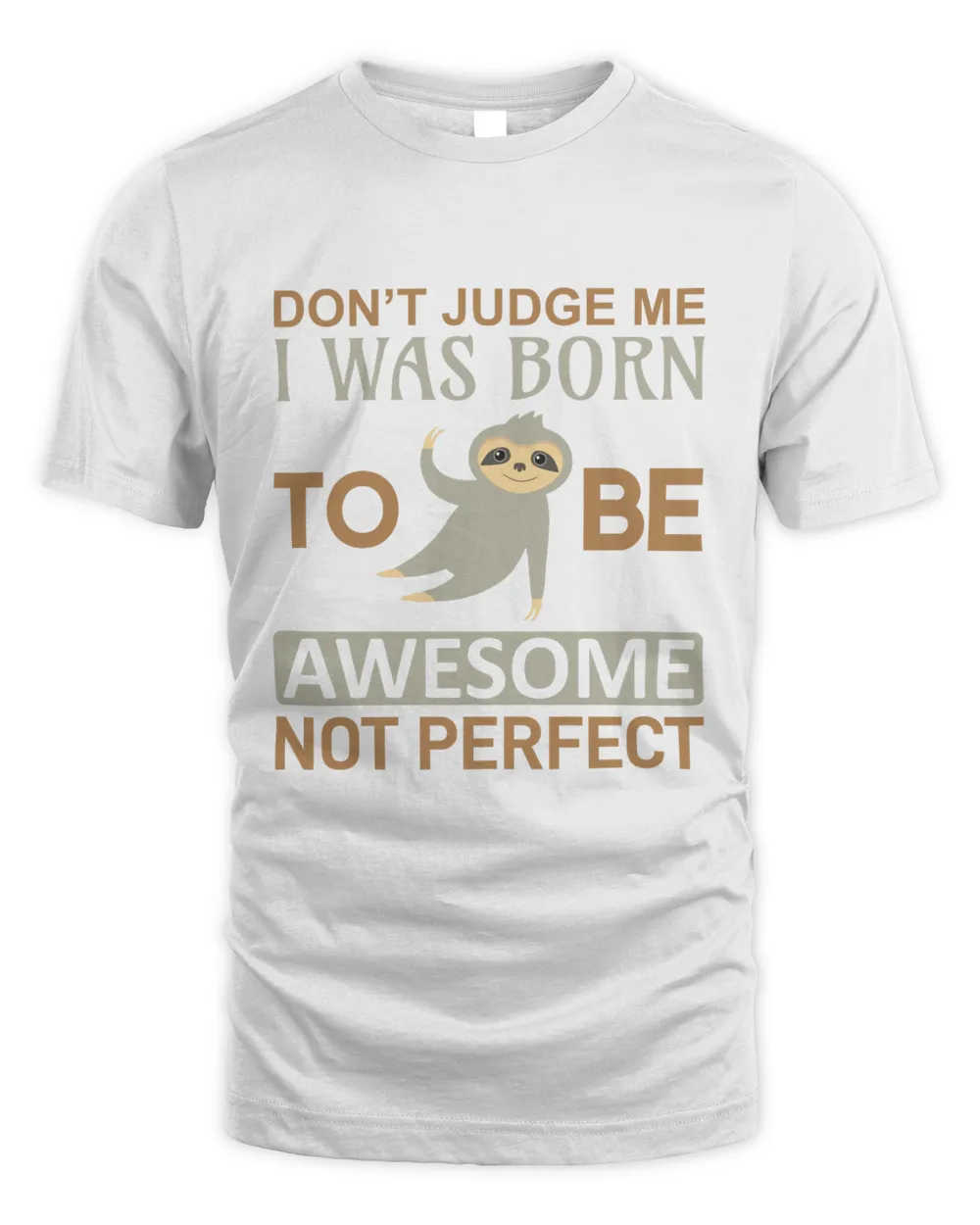 Lovely Sloth T-Shirt, Animal T-Shirt, Lovely Sloth Hoodie, Animal Hoodie, Nature Shirt  (6) Unisex Standard T-Shirt white s