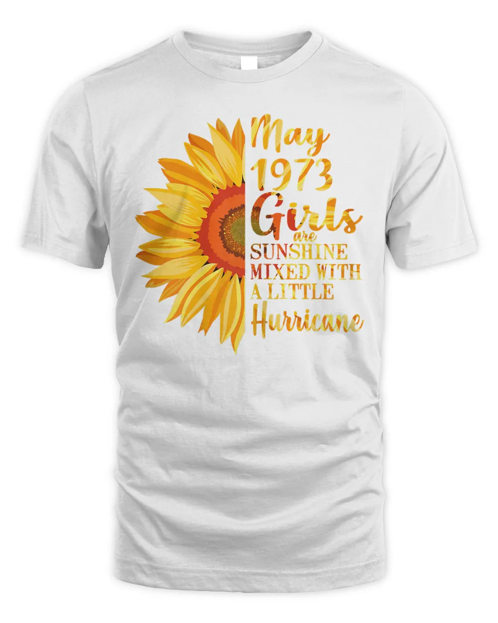 Womens May Girls 1973 Shirt 49th Birthday Gifts 49 Years Old