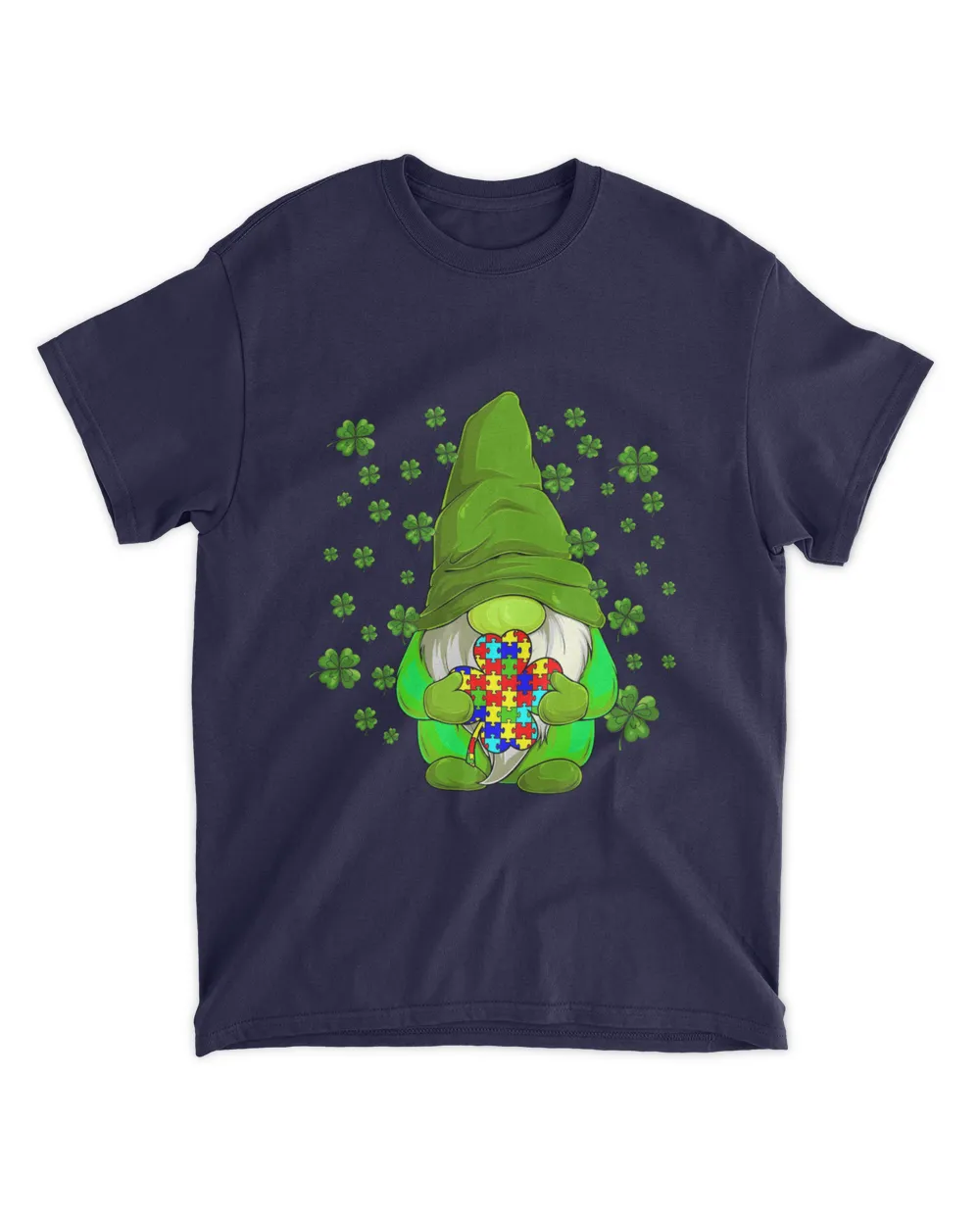 RD Autism Awareness Gnomes Shamrock St Patricks Day Kids Gift Shirt