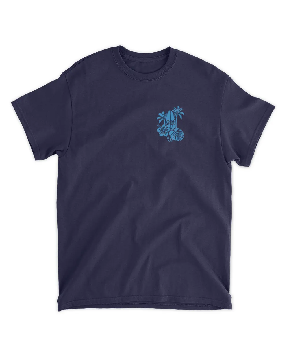 Coastal catch the wave shirt Unisex Standard T-Shirt navy s