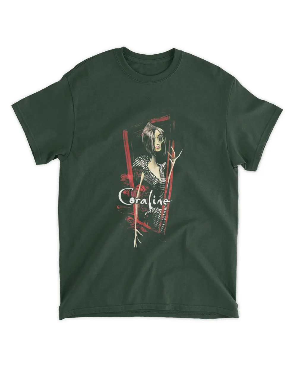 Coraline Other Mother Red Frame Men's Fashion T-shirt