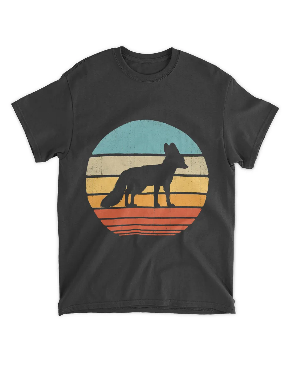 Fennec Fox Retro Vintage 60s 70s Sunset Mammal Animal Lovers T-Shirt