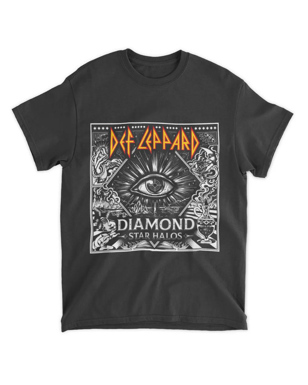 Def Leppard - Diamond Star Halos T-Shirt hoodie shirt