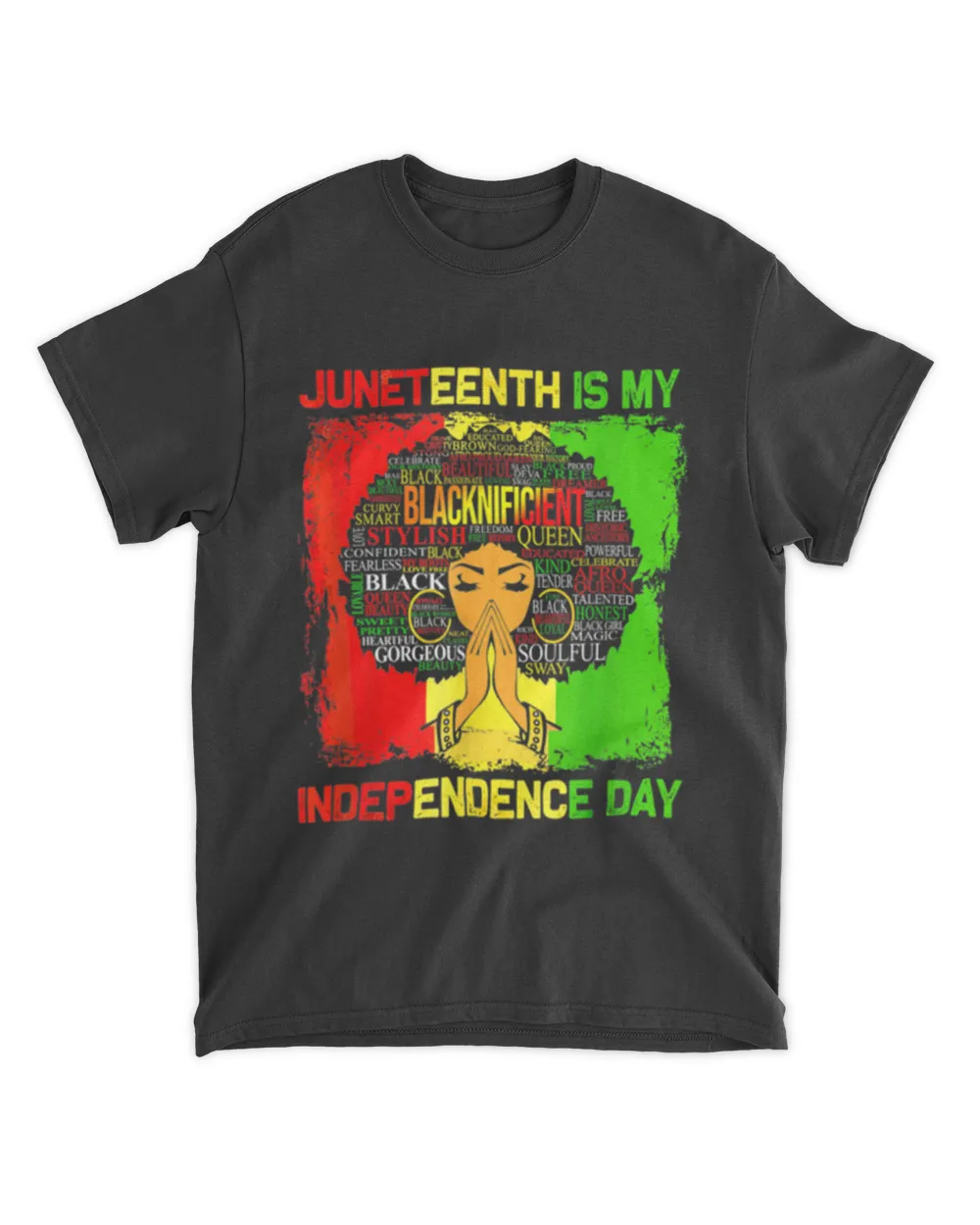 Juneteenth Black Women Is My Independence Day 4th Of July T-Shirt tee