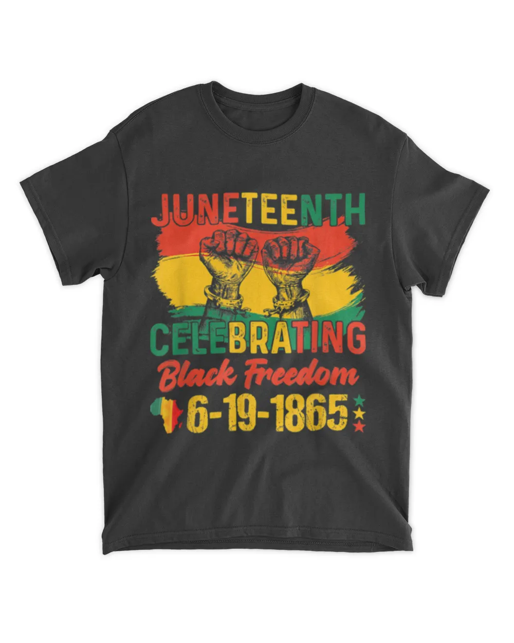 Juneteenth Celebrating Black Freedom 1865 African American T-Shirt1 tee