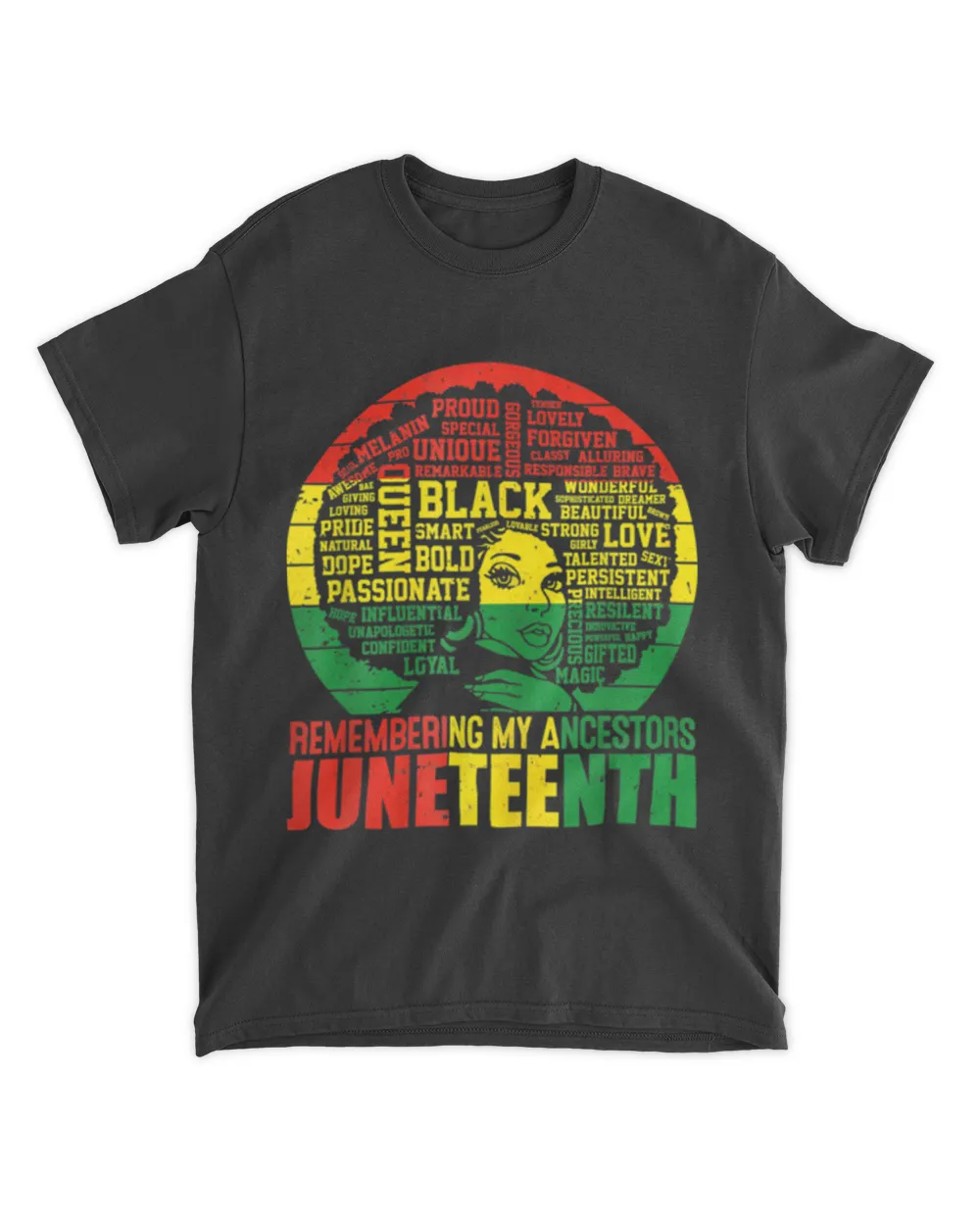 Remembering My Ancestors Juneteenth Black Freedom 1865 T-Shirt tee