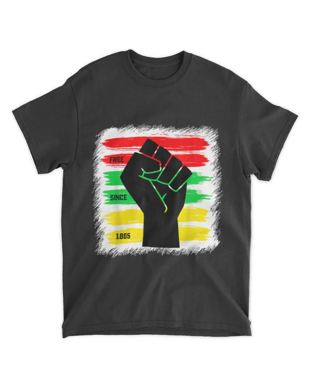 Juneteenth Free Since 1865 Black History Freedom Fist T-Shirt tee