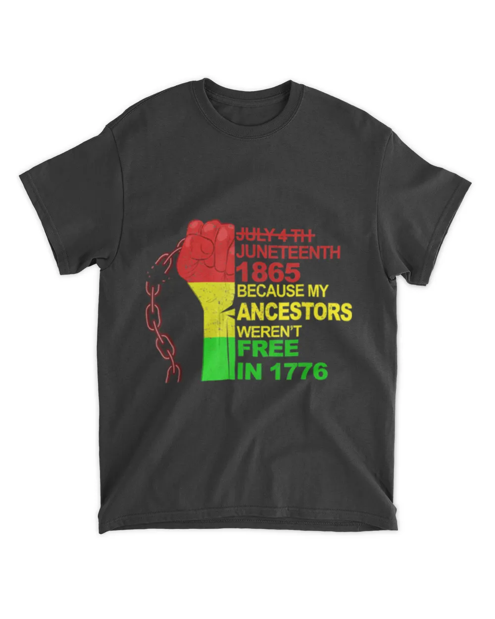 July 4th Juneteenth 1865 Celebrate African Americans Freedom  Shirts tee