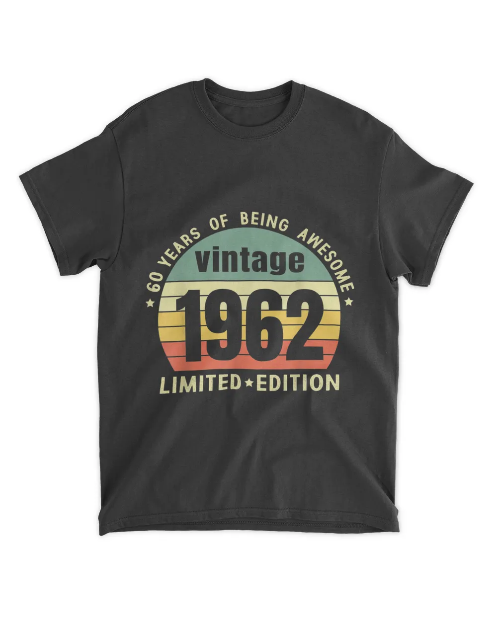 60 Year Old Vintage 1962 Limited Edition 60th Birthday T-Shirt (1)