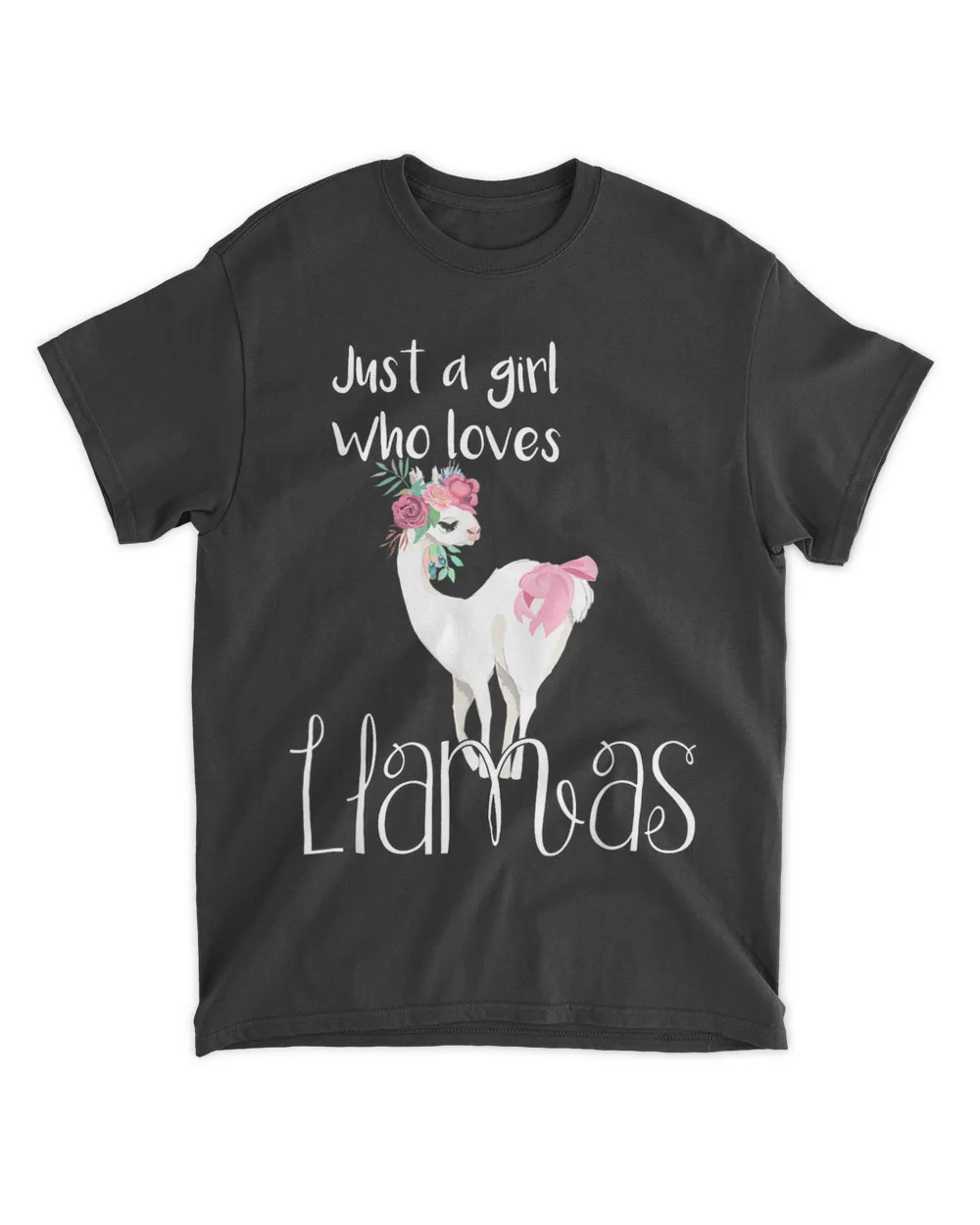 Cute Llama Lover Just A Girl Who Loves Llamas T-Shirt