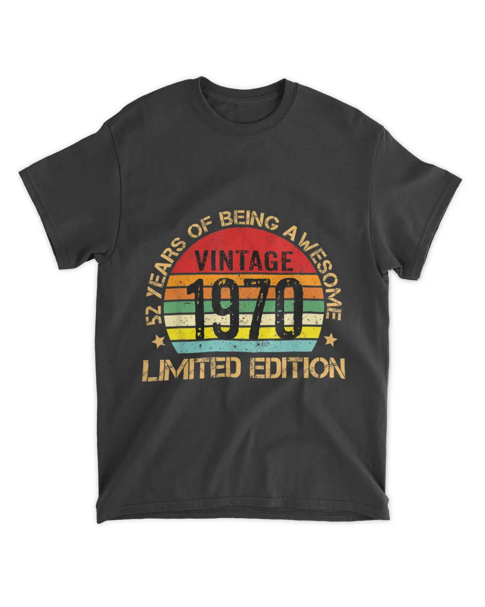 Made In 52 Year Old Gifts vintage 1970 52th Birthday T-Shirt