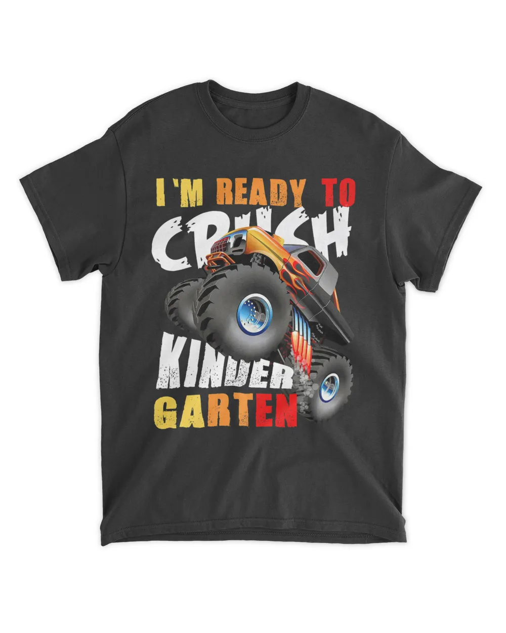 I'm Ready to Kindergarten Monster Truck Lover Back to School Premium T-Shirt