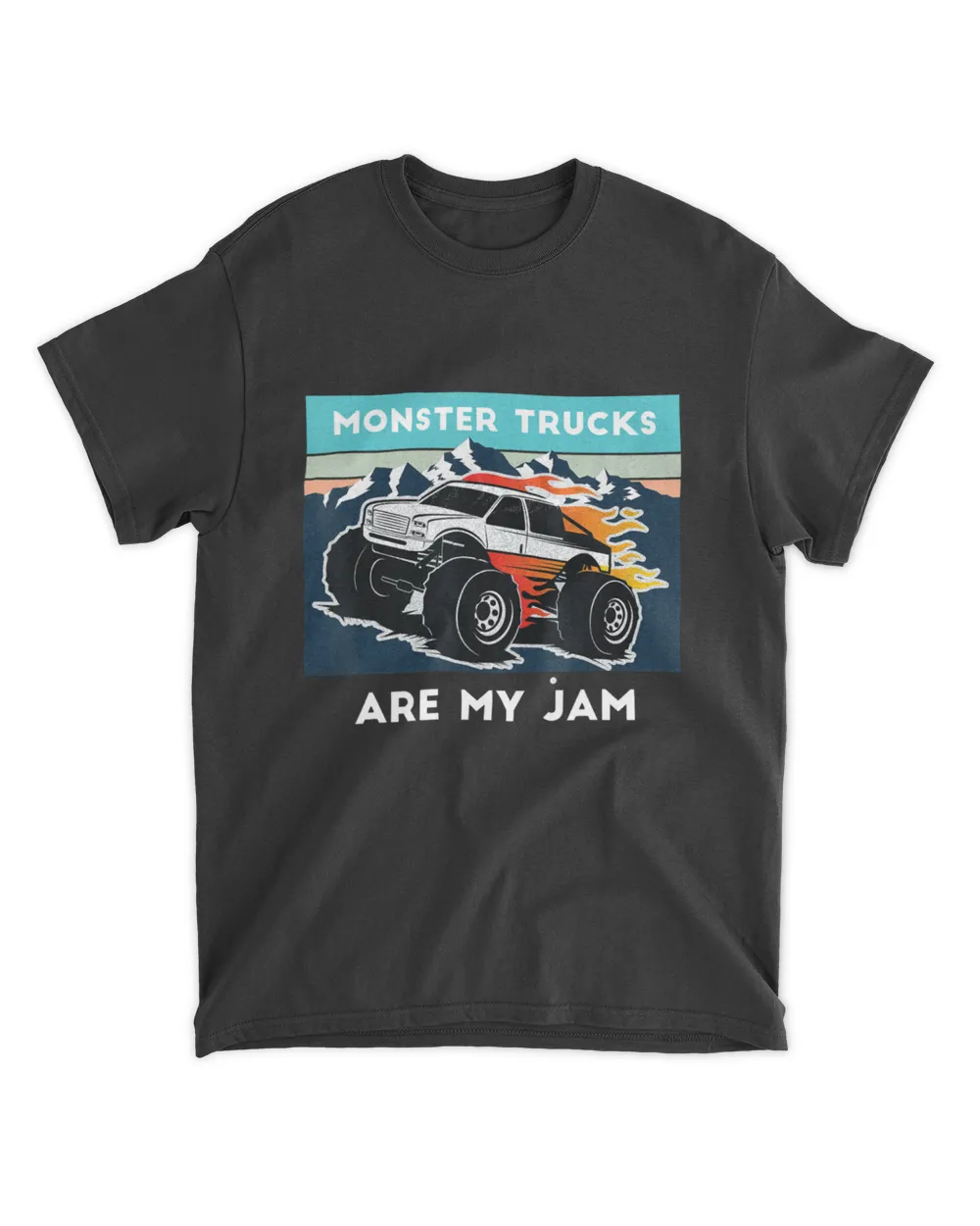 Monster Trucks Are My Jam Cool Big Monster Truck Lover T-Shirt