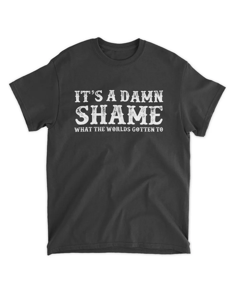 It's a Damn Shame What the Worlds Gotten To Oliver Anthony T-Shirt-01