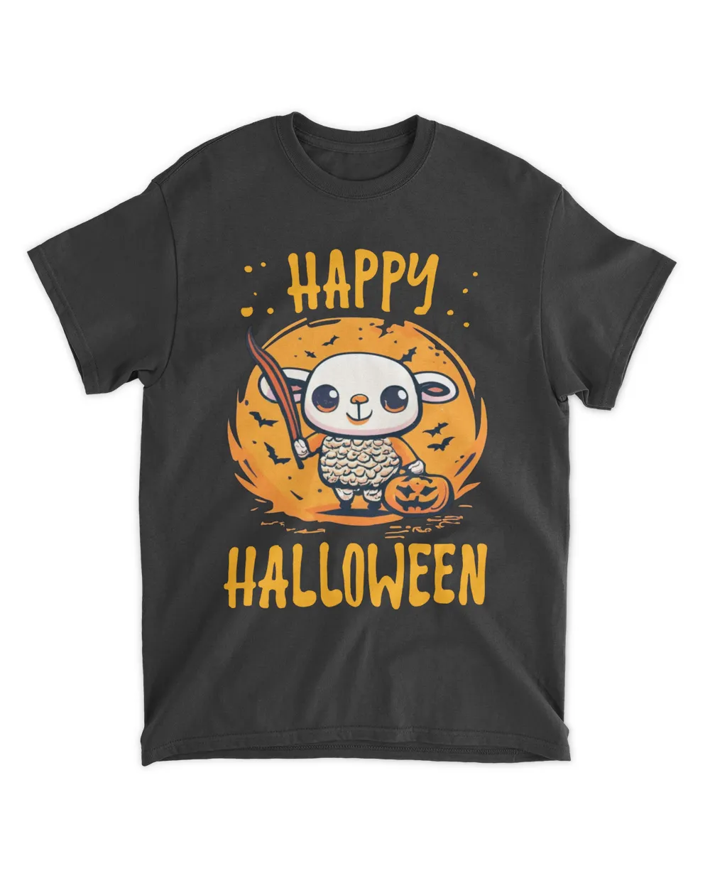 Sheep Halloween 4 Unisex Standard T-Shirt black s