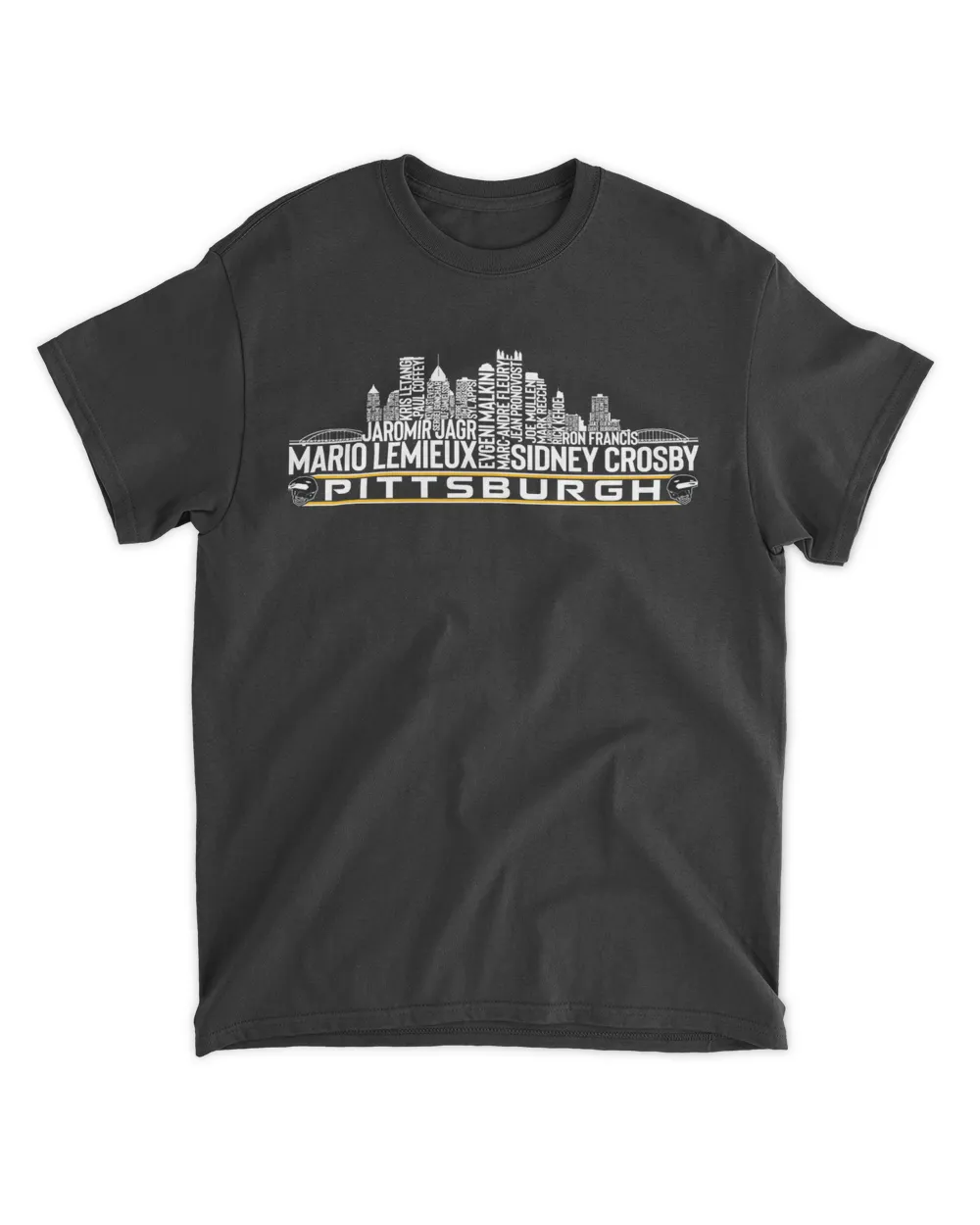 Pittsburgh Penguins Hockey NHL Legends Pittsburgh City Skyline