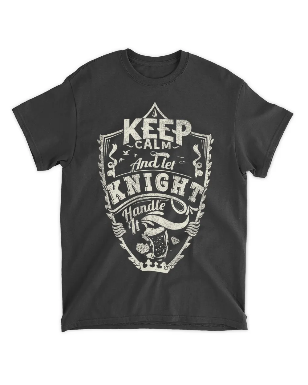 KNIGHT KC Unisex Standard T-Shirt black s