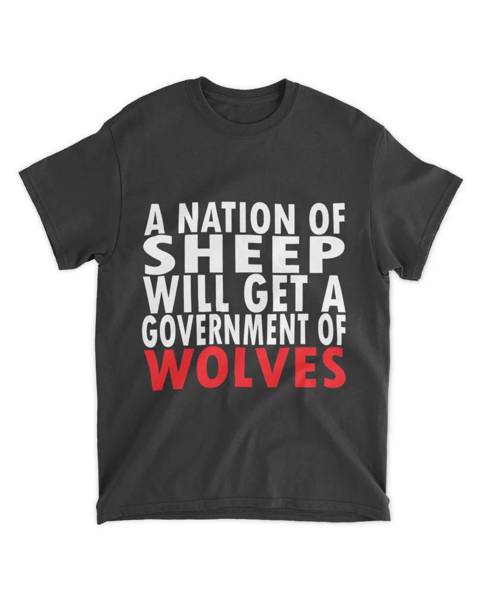A Nation Of Sheep Will Get A Government Of Wolves Patriotic
