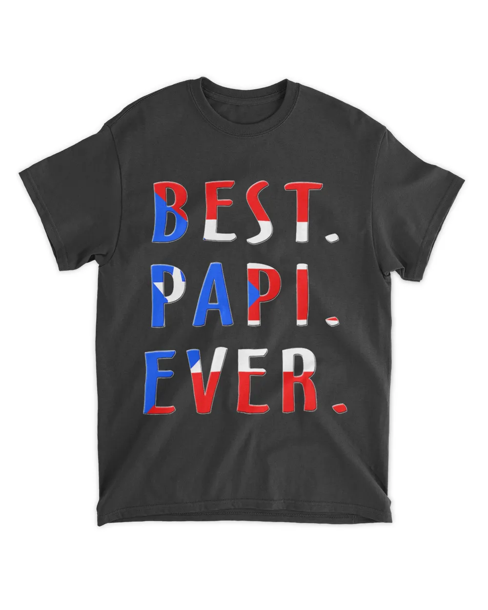 Best Papi Ever Puerto Rican Flag Padre Papa taino Boricua
