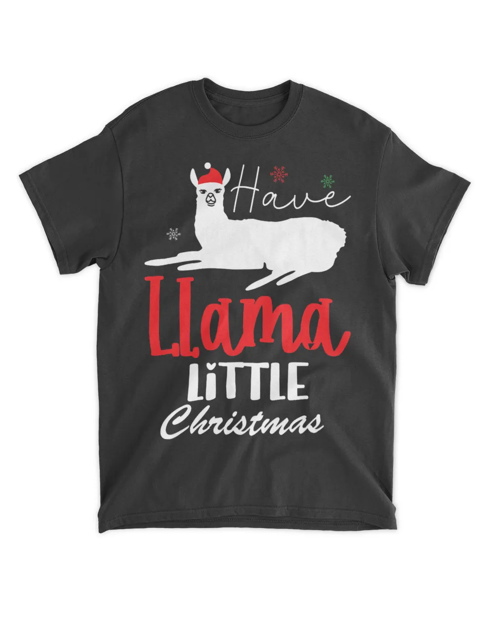 Cute Christmas Holiday Xmas Women Quote Llama Elf Funny