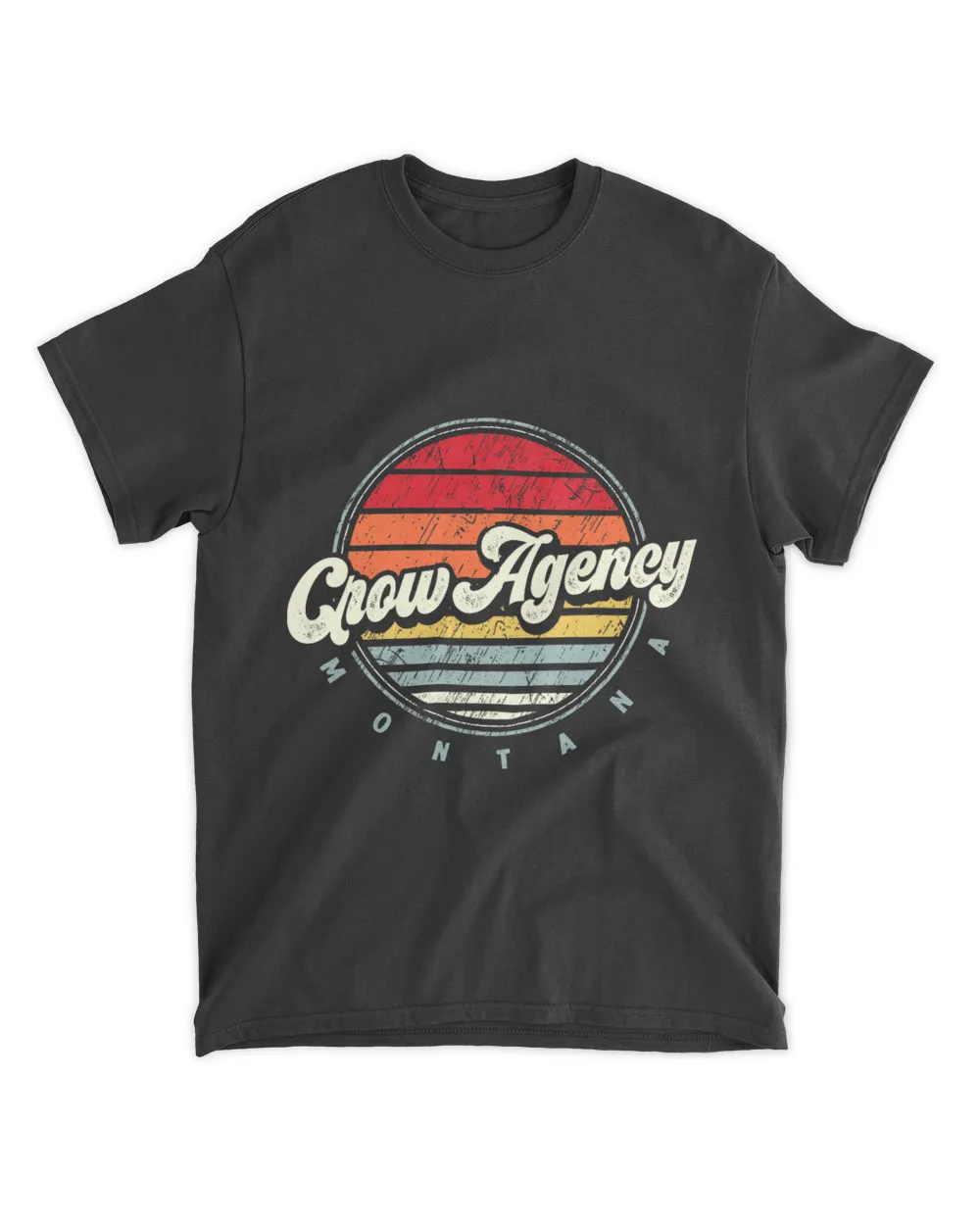 Retro Crow Agency Home State Cool 70s Style Sunset