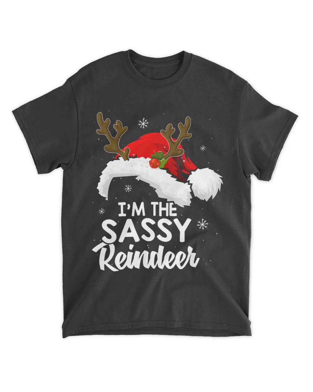 Im The Sassy Reindeer Christmas Funny Pajamas Family Xmas 2