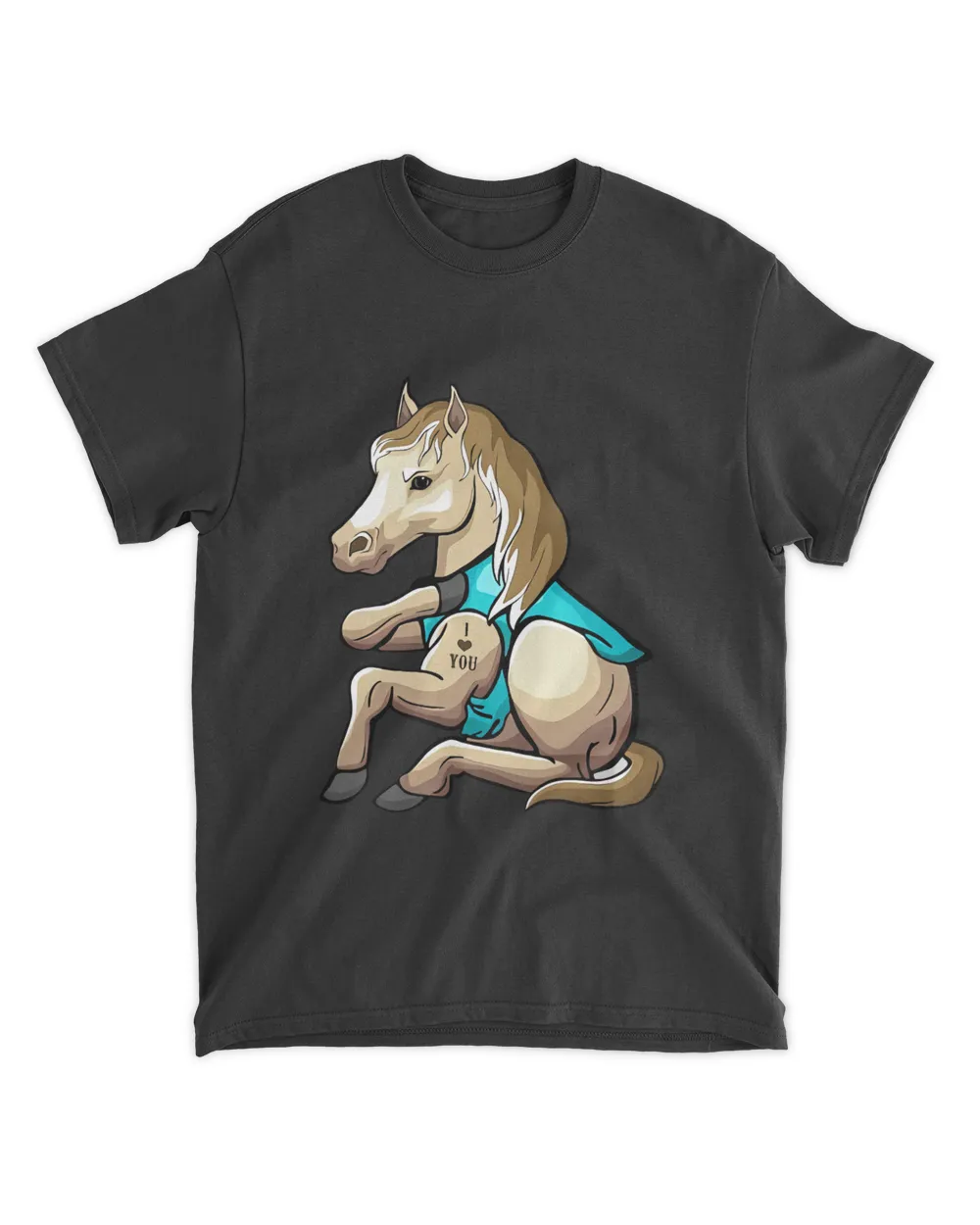 horse love you graphic