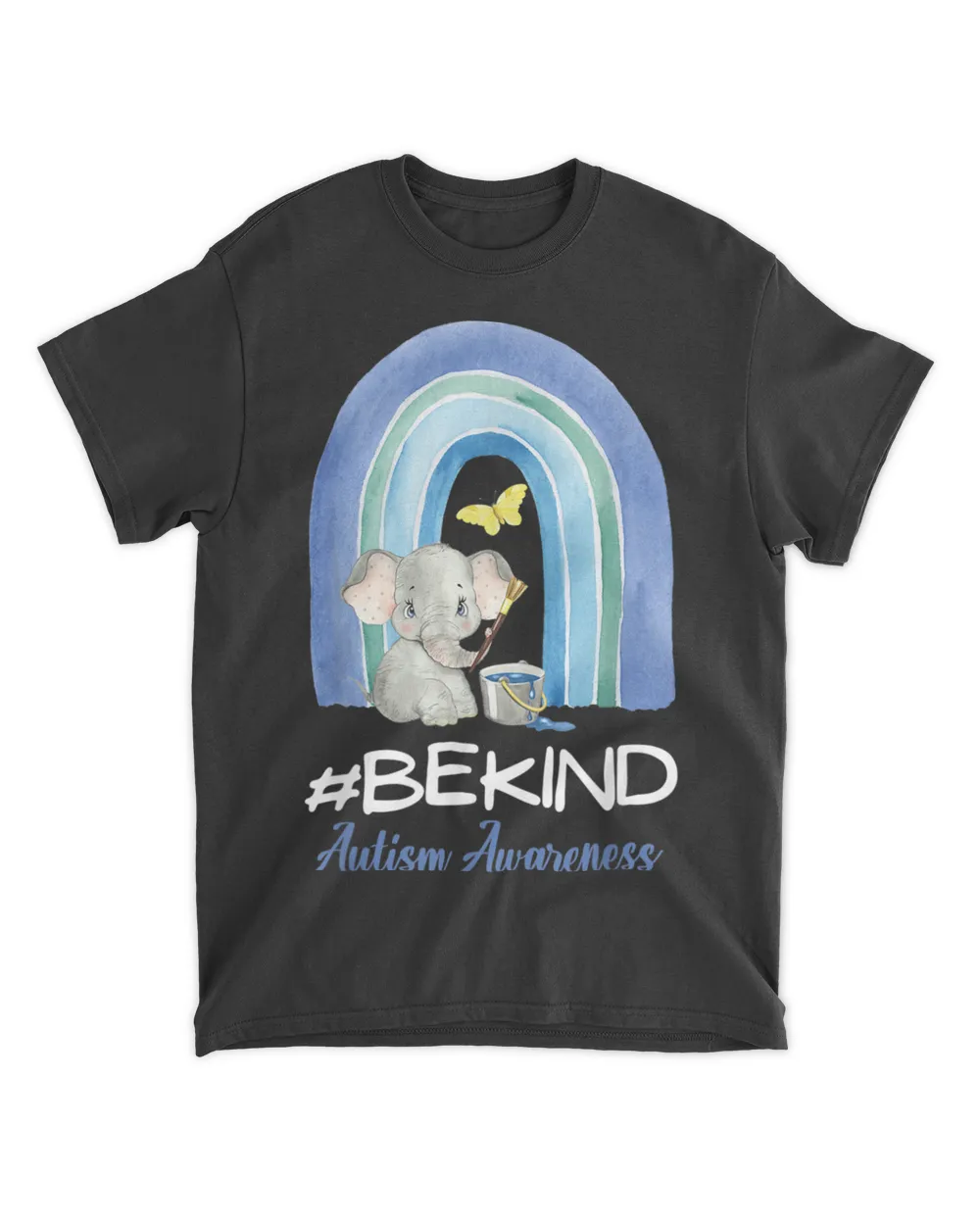 Be Kind Baby Elephant Mom Autism Child Autism Awareness T-shirt_design
