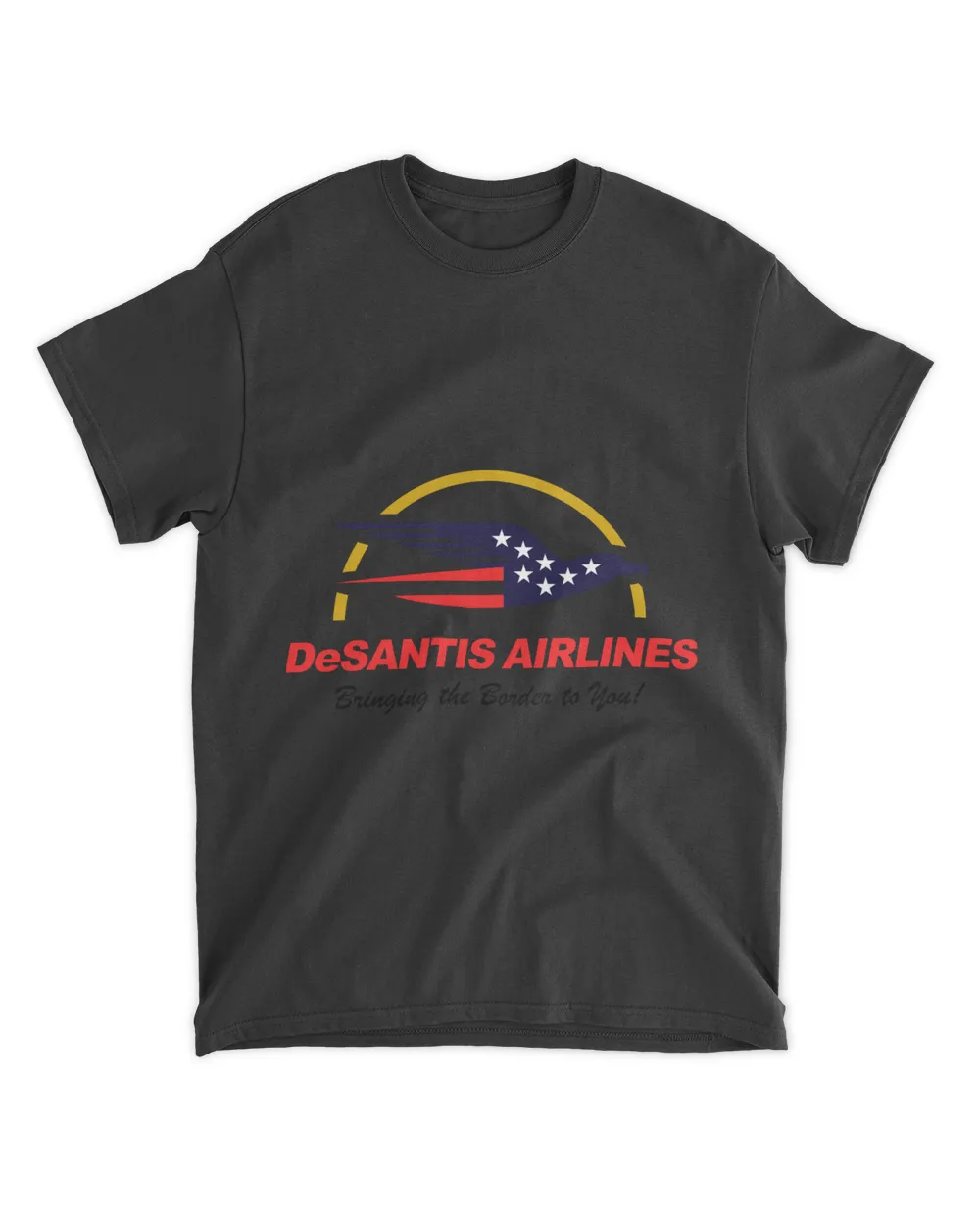 Desantis airlines bringing the border to you American flag eagle t-shirt 2022 official design