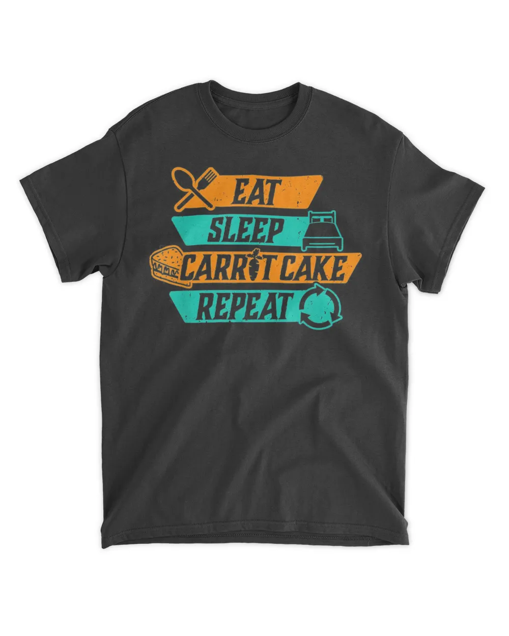 Eat sleep carrot cake repeat baker baking pastry chef shirt