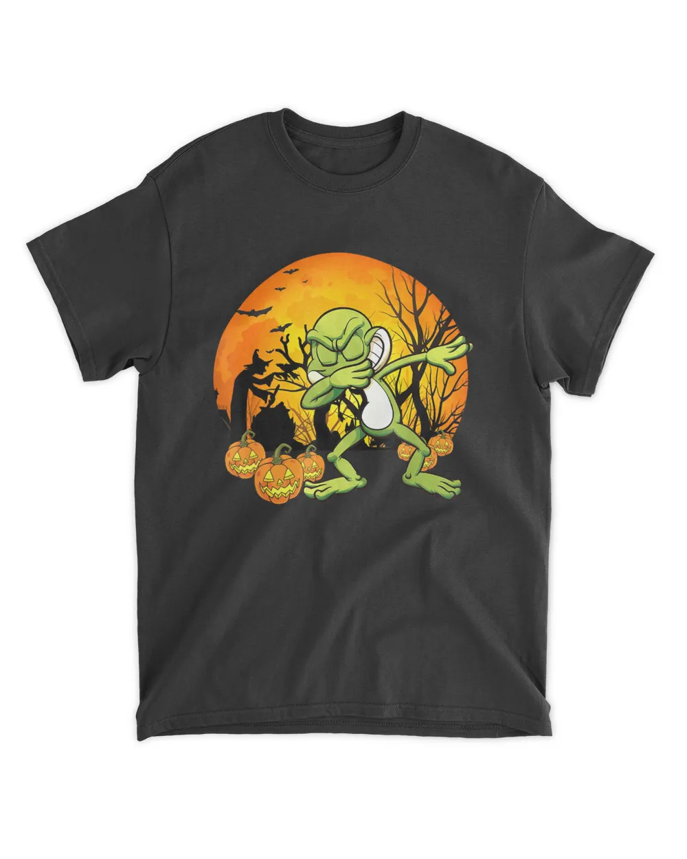 Dabbing Frog Dab Dance Funny Frog Halloween T-Shirt