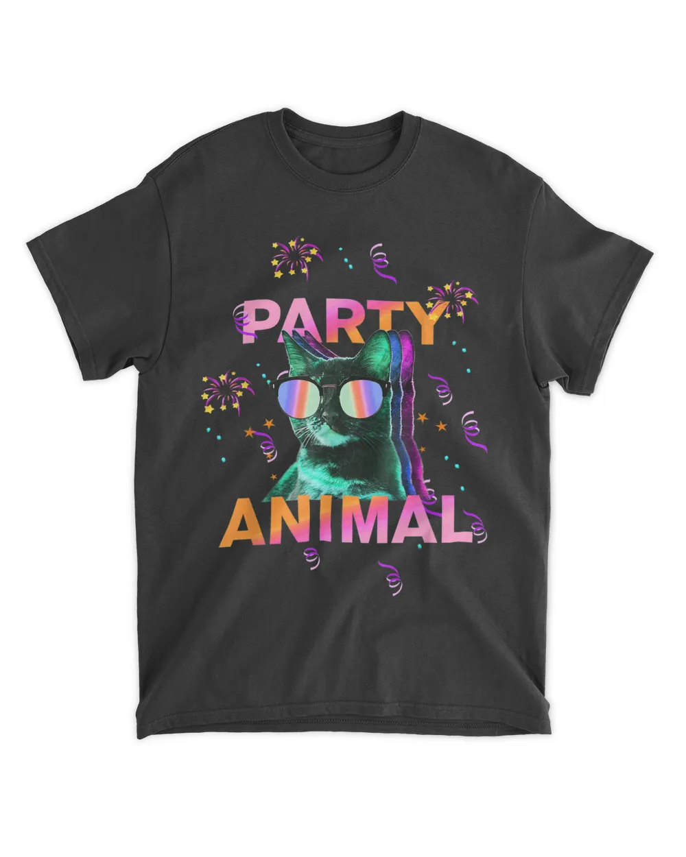 Party Cat Party Animal Colorful QTCAT202211010041