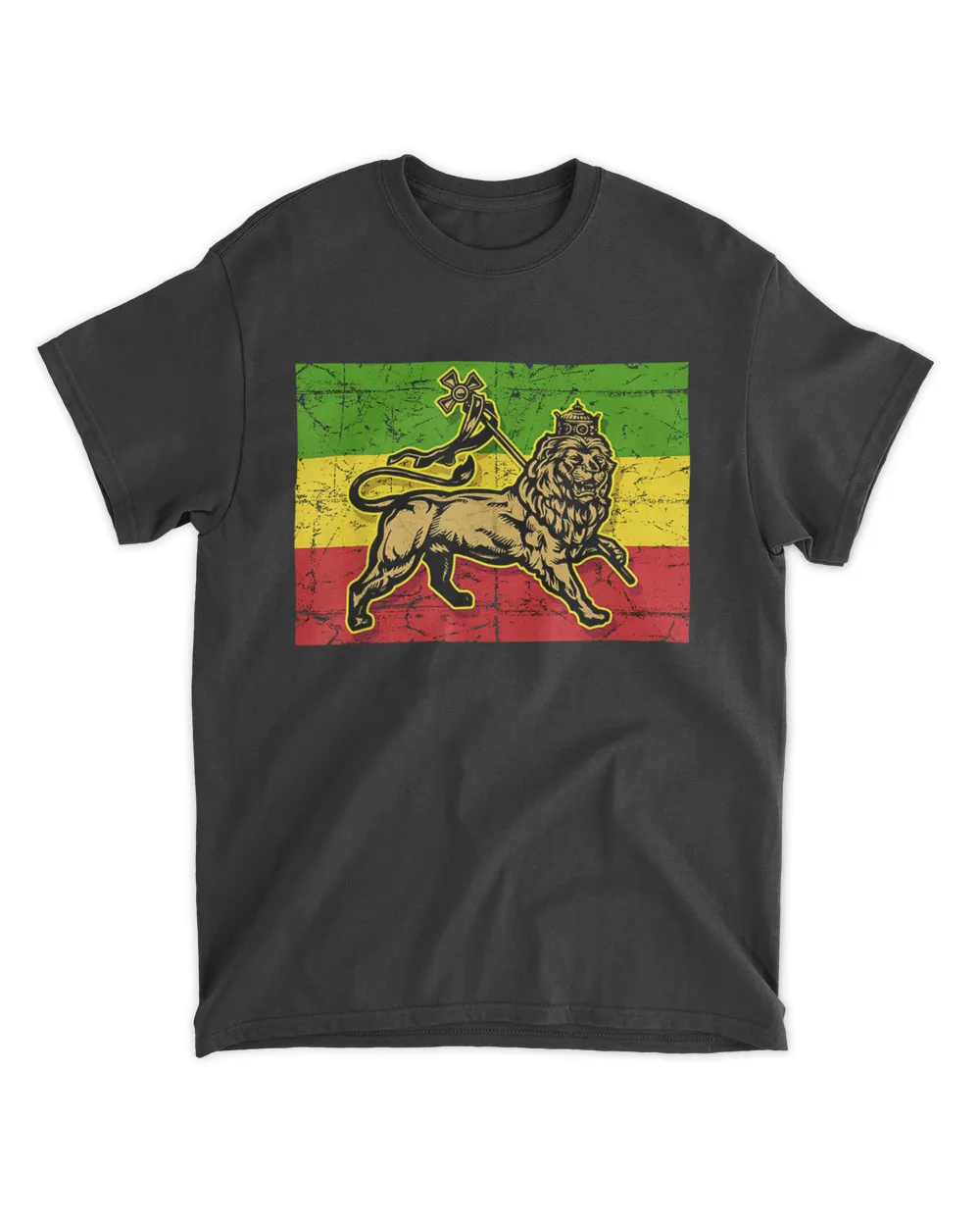 got-lat-14 Lion of Judah Rasta Ethiopian Cross