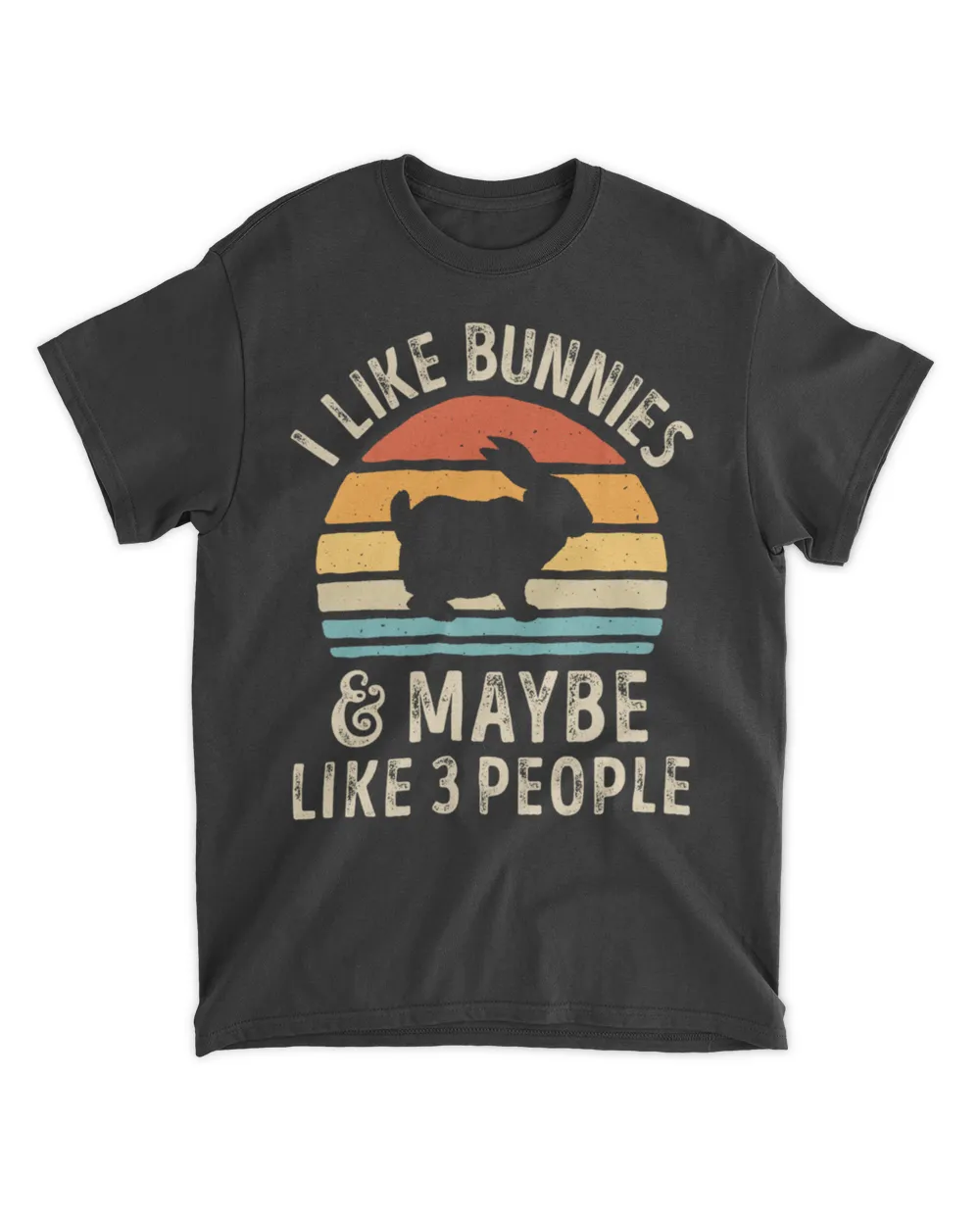 Like bunnies and maybe like 3 people Unisex Standard T-Shirt black s