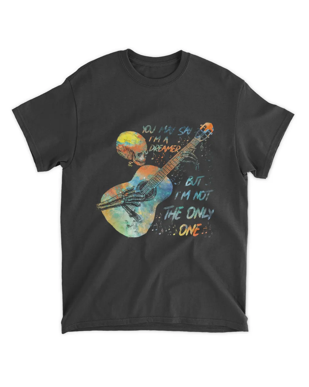 You may say i'm a dreamer Unisex Standard T-Shirt black s