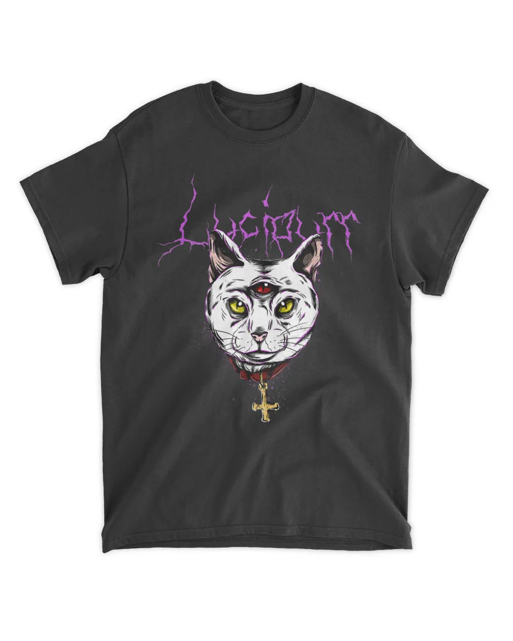 Lucipurr Satanic Lucifer Occult Cat Antichrist HOC270323A23