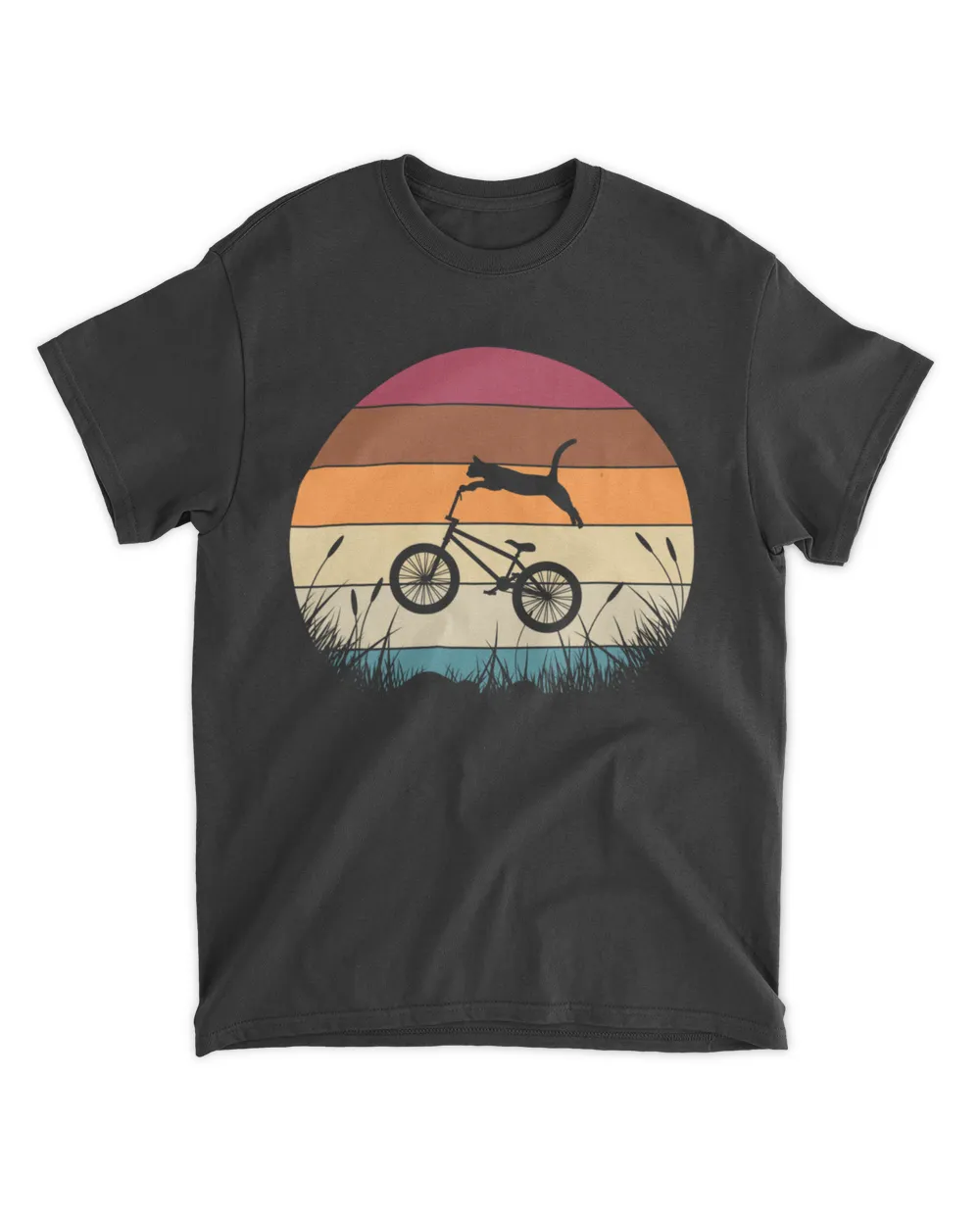 Retro Cyclist Funny Cat Animal Cycling Gift Biker Bicycle HOC270323A24