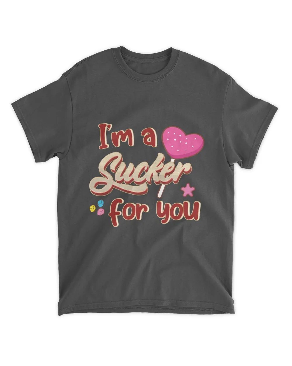 RD Valentines Sucker For You Lollipop Shirt