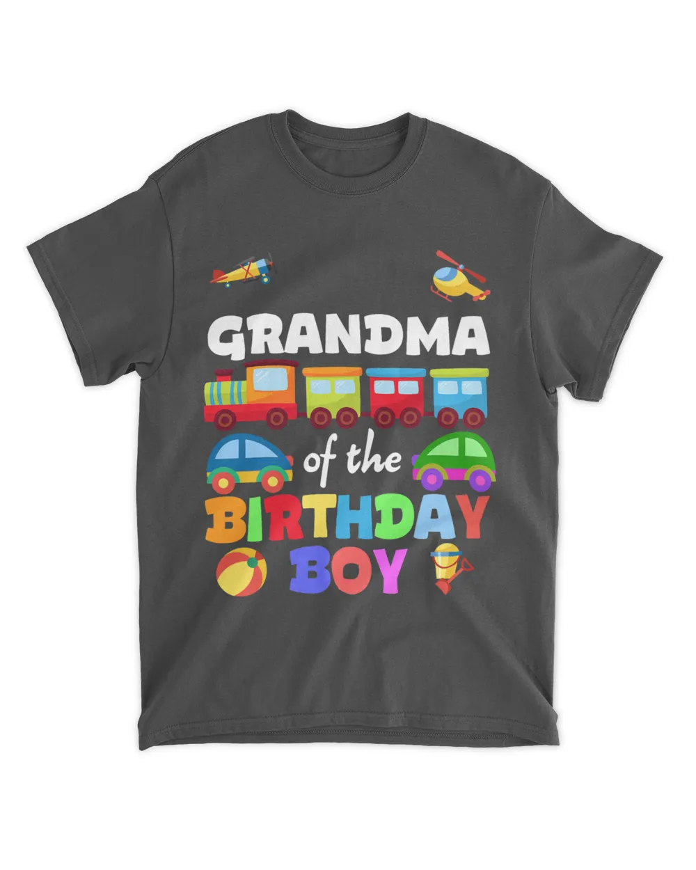 Grandma Of Birthday Boy Trains Matching Family Bday Party