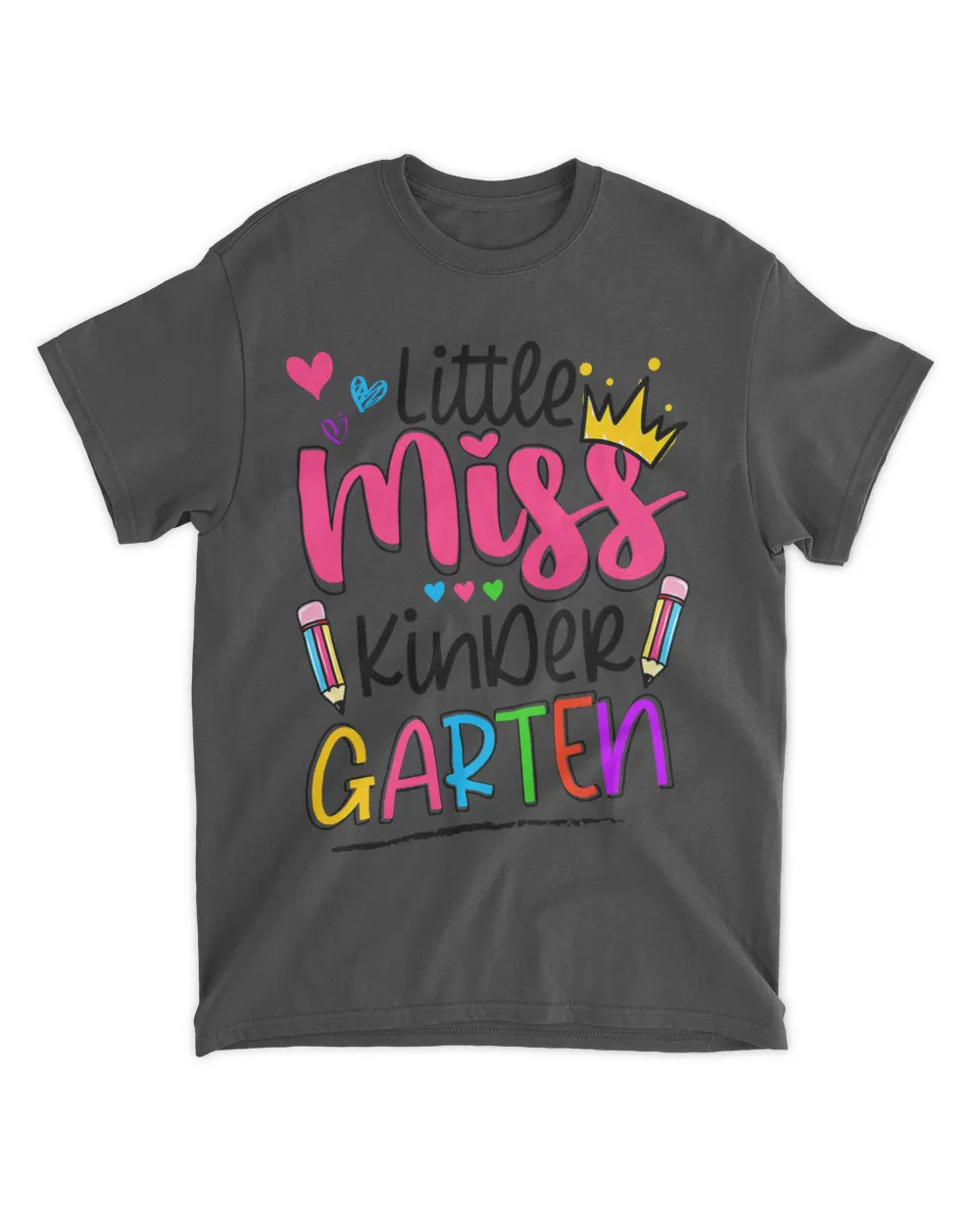 Little Miss Kindergarten Shirt Back To School Kinder Girls